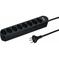 STEFFEN Steckdosenleiste Compact 200130118 8x T13,schwarz