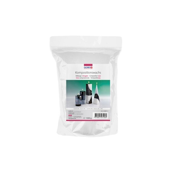 GLOREX Kompositionswachs 1000g 686012 Wachsmischung