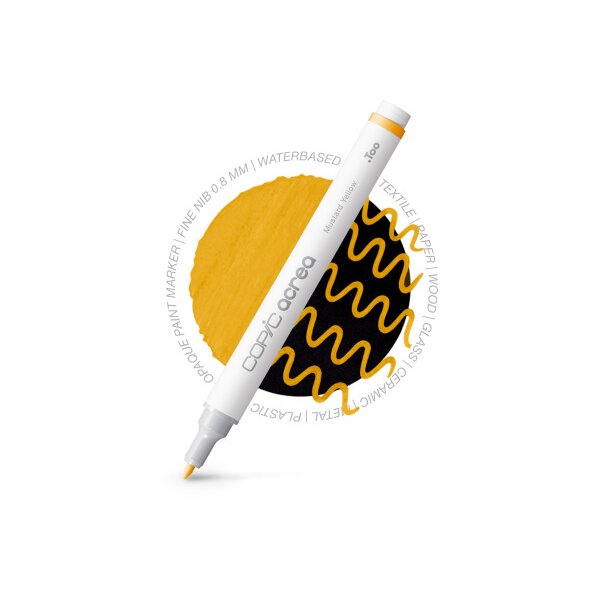 COPIC Marker acrea 0.8mm 20077022 Mustard Yellow