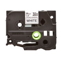 PTOUCH Ruban, strong/adh. noir/blanc TZe-S261 PT-300 36 mm