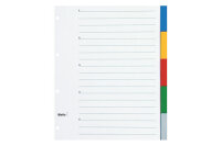 BIELLA Register PP farbig A4+ 47900500U 5-teilig, blanko,...