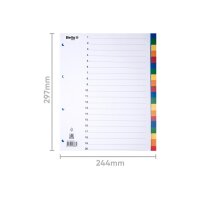 BIELLA Répertoire PP A4+ 47902000U couleurs 20 pcs.