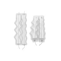 GLOREX Kerzengiessform 23x2.8x2.5cm 69732093 Welle Zickzack