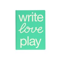 NUUNA Notizbuch Graphic L 56383 WRITE LOVE PLAY 256 Seiten
