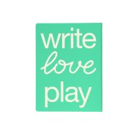 NUUNA Notizbuch Graphic L 56383 WRITE LOVE PLAY 256 Seiten
