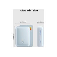 AUKEY Spark Mini 10000, 20W, PD,QC PB-Y55 BL Powerbank,Blue,USB-C,USB-A