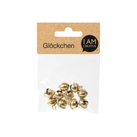 I AM CREATIVE Glöckchen 11mm 1521.11 gold, mit...