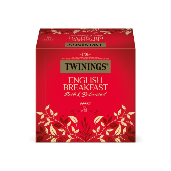TWININGS English Breakfast 100017994 Beutel 2g, 50 Stk.