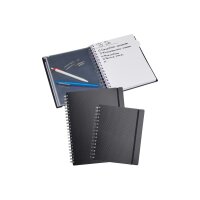 KOLMA Carnet de notes Selection A4 06.516.06 noir, à carreaux 120 feuilles