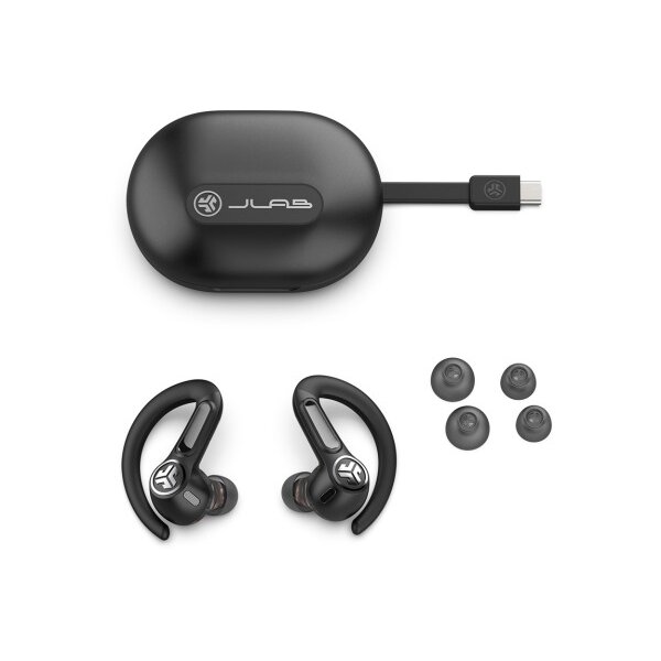 JLAB Epic Sport ANC 3 Earbuds IEUEBEPICSPT3RBLK82 True Wireless, Black