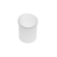 GLOREX Kerzengiessform 7x10.5cm 69732094 Zylinder mit Rillen