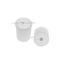 GLOREX Kerzengiessform 7x10.5cm 69732094 Zylinder mit Rillen