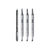 COPIC Marker Ciao Shade Set 22075422 Dark Cool Gray 4 Stück