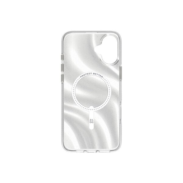 ZAGG Milan Cases Snap Apple 702315119 iPhone 16 Plus,Swirl Glitter