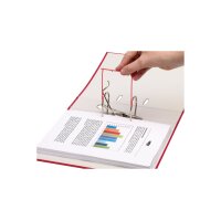 FELLOWES Archivbügel 0089602 rot 100 Stück