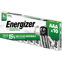 ENERGIZER Akku Power Plus E300850100 AAA/HR03, 700mAh 10...
