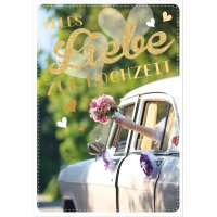 SUSY CARD XL-Hochzeitskarte "Auto"