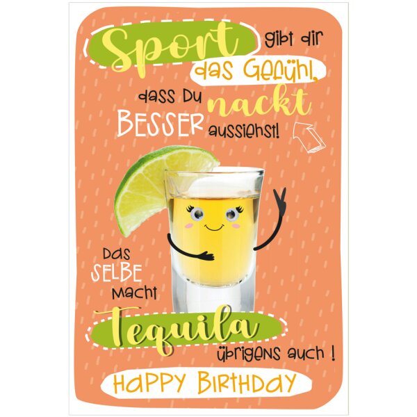 SUSY CARD Geburtstagskarte Wiggle "Schraube"
