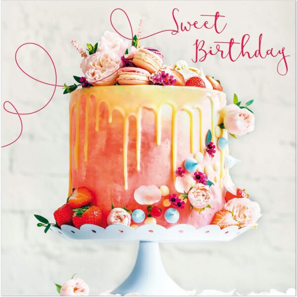 SUSY CARD 3D-Geburtstagskarte "Cake-Pops"