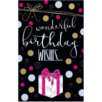 SUSY CARD Geburtstagskarte Goldelicious...