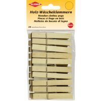 KLEIBER Pince à linge, en bois, longueur: 90 mm