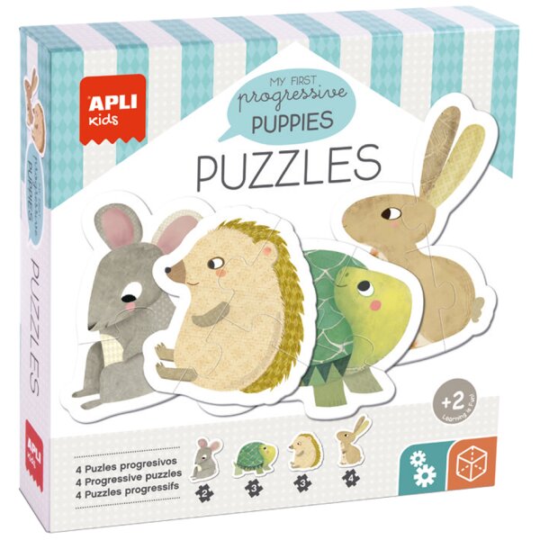 APLI kids Puzzle "My first Tierbabys", 12 Teile
