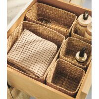 NHG Aufbewahrungs-Körbchen STIG M, aus Seegras, eckig