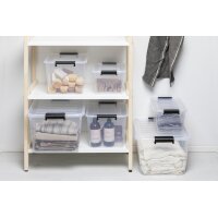 plast team Aufbewahrungsbox HOME BOX, 15 Liter, grau-