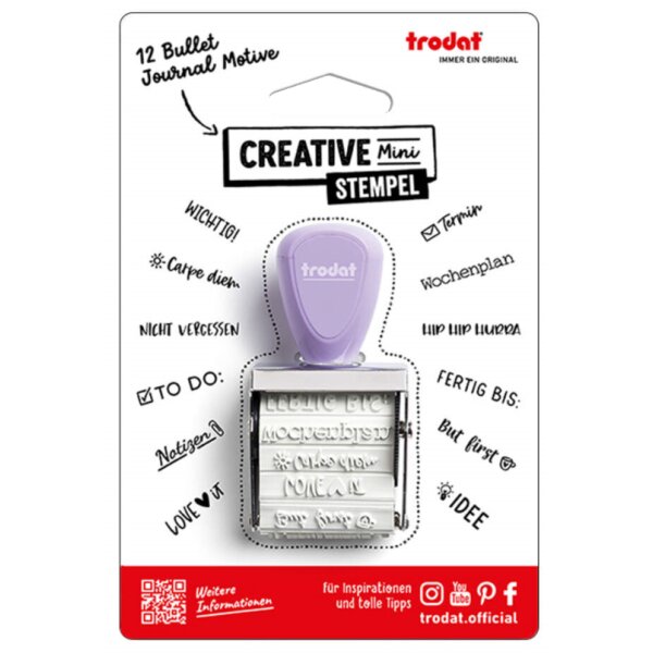 trodat Kreativstempel Creative Mini "Böse Sprüche"