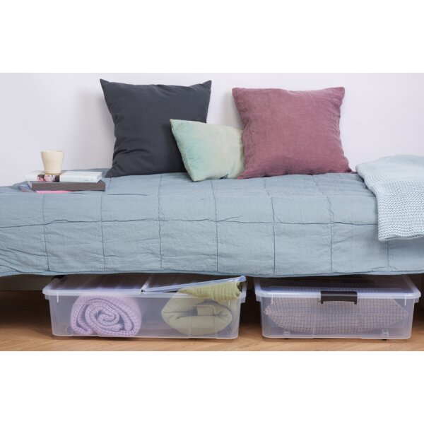 plast team Aufbewahrungsbox HOME BOX BEDROLLER XL, 49 Liter