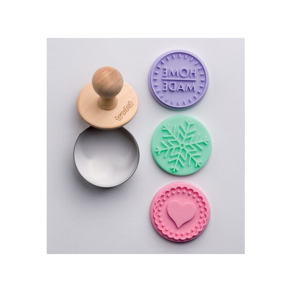 trodat Kit tampon à biscuit Cookie Stamp, 5 pièces