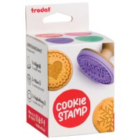 trodat Kit tampon à biscuit Cookie Stamp, 5 pièces