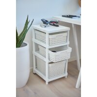 NHG Regal SEOUL mit 3 Ablagen, inkl. Aufbewahrungsboxen