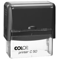 COLOP Textstempel Printer C50, 7-zeilig, schwarz