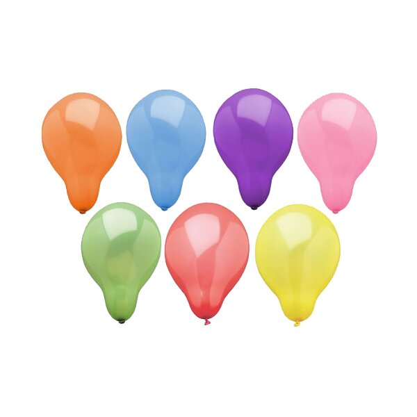 PAPSTAR Ballon de baudruche, diamètre: 280 mm, assorti