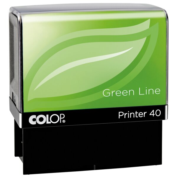 COLOP Tampon pour texte Printer 40 Green Line, 6 lignes