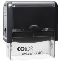 COLOP Textstempel Printer C40, 6-zeilig, schwarz