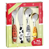 Esmeyer Couverts pour enfants SAFARI, 4 pièces,...