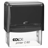 COLOP Textstempel Printer C60, 8-zeilig, schwarz