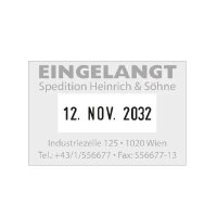 COLOP Datumstempel Expert 3360, 4-zeilig, Gutschein