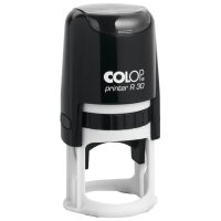 COLOP Tampon pour texte Printer R30, rond, noir
