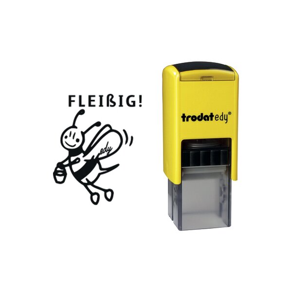 trodat Motivationsstempel Edy "Gesicht", gelb