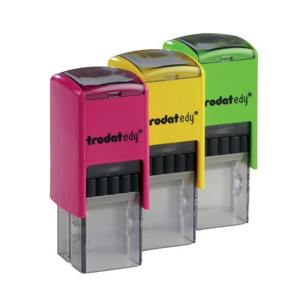 trodat Motivationsstempel Edy "Gesicht", gelb