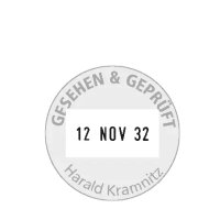 COLOP Datumstempel Printer R 24-Dater, rund, schwarz