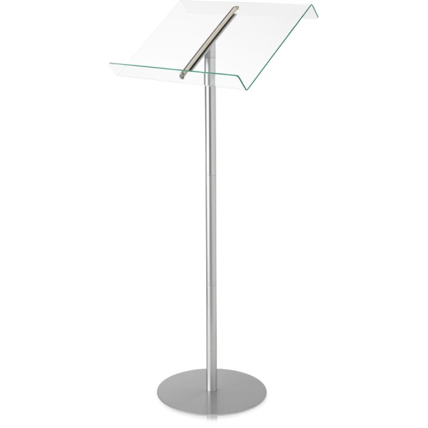 deflecto Pupitre, transparent/argent