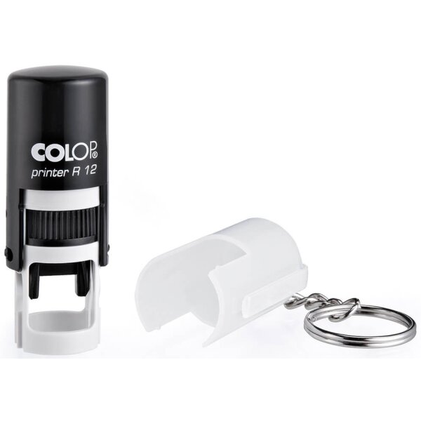 COLOP Tampon pour texte Printer R12, rond, noir