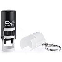 COLOP Tampon pour texte Printer R12, rond, noir