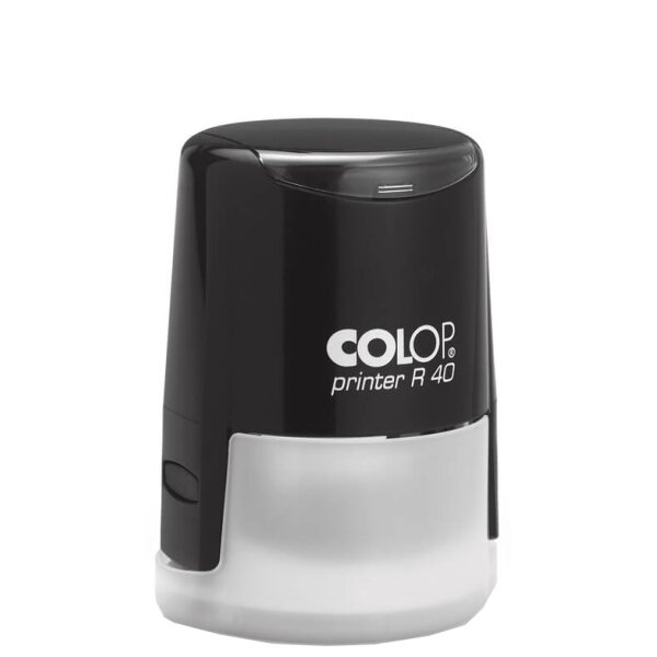 COLOP Tampon pour texte Printer R40, rond, noir