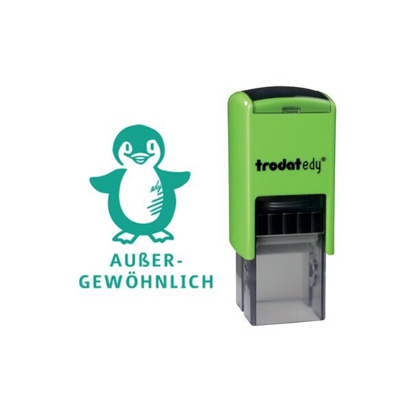 trodat Motivationsstempel Edy "Faultier", blau
