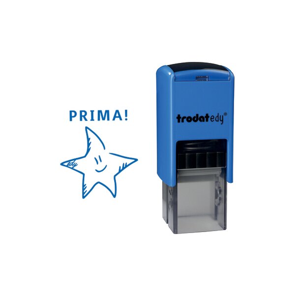trodat Motivationsstempel Edy "Faultier", blau